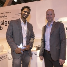 Peter Alwin Electrolux Design Lab 2010 winner and Henrik Otto, Electrolux