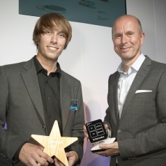 Henrik Otto, Electrolux, and Electrolux Design Lab 2011 winner Adrian Mankovecký