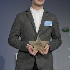 Jan Ankiersztajn from Uniwersytet Artystyczny w Poznaniu in Poznań, Poland, won the Electrolux Design Lab 2012 competition with a floating air cleaner called Aeroball.