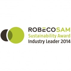RobecoSAM Sustainability Award Industry Leader 2014