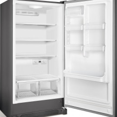 Frigidaire Classic Slate Upright Convertible 2 in 1 Freezer Interior