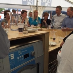 The social laundry room by Electrolux at HSB Living Lab launch event