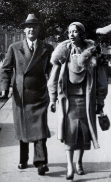 Axel Wenner-Gren together with hos wife Marguerite Gauntier Ligget in 1936