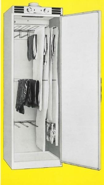 Drying cabinet WD100 was a part of Bohus Mekaniska Verkstads range during the 1950's