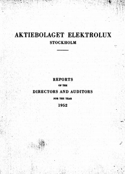 Annual Report 1952