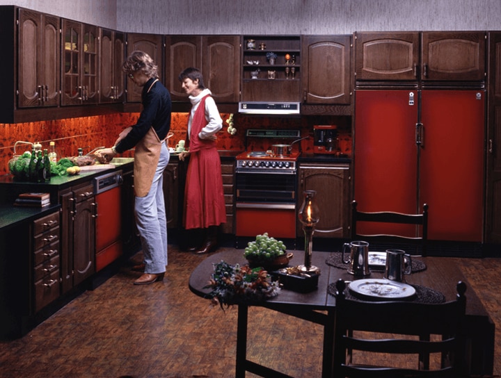 Ad for an kitchen cabinetry