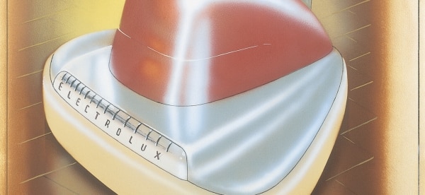 Design sketch for floor polisher Model B9 by Sixten Sason