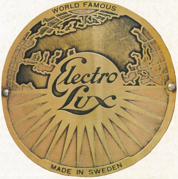 The original Electrolux logo medalion
