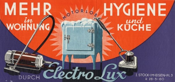 Vacuum cleaner, floor polisher and refrigerator.