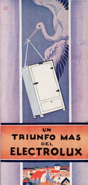 Refrigerator ad brochure from Argentina