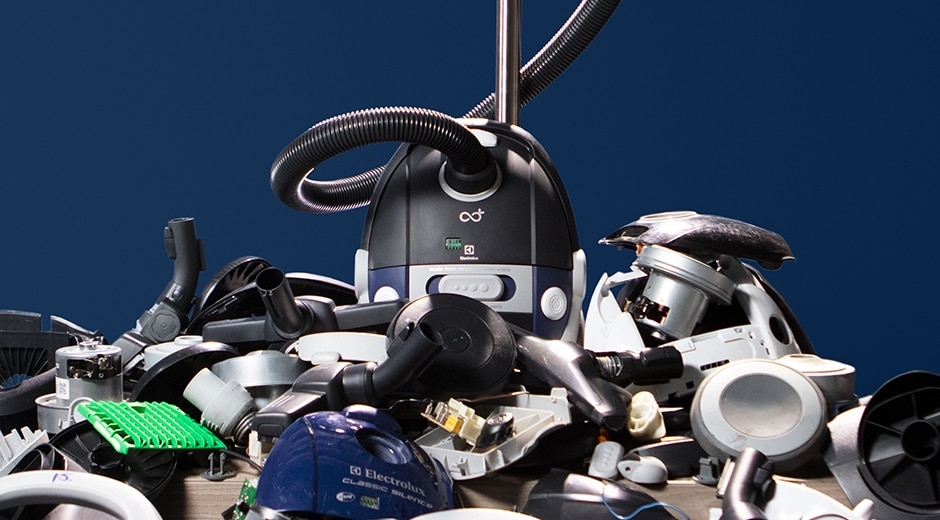 Electrolux presents vacuum cleaner made of 100% recycled and