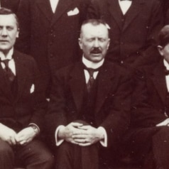Lux management 1917 from left Wenner-Gren, Lindblom, Carlstedt