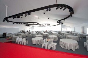 Preperation for Cannes Festival at Electrolux Agora