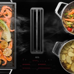 AEG 6000 Bridge with eXTractor induction hob